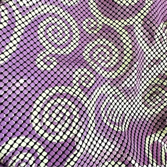 NWOT Rare Whiting & Davis Swirl Large Mesh Hobo Bag - Picture 11 of 11